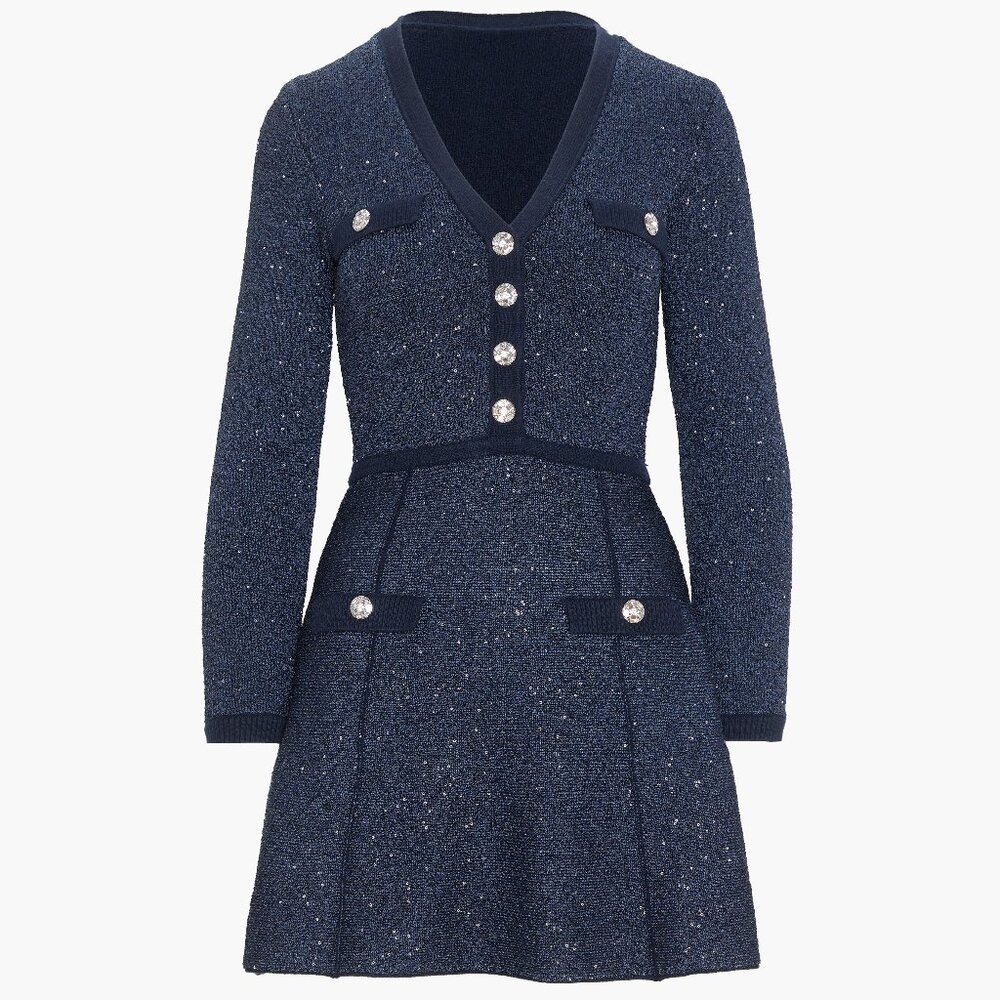 Hill House Home The Lana Dress - Navy Sequin Size MNavy Sequin / M